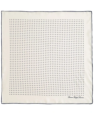 Lauren Ralph Core Dot Square Scarf