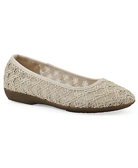 Cliffs by White Mountain Women's Cariann Ballet Round Toe Flats