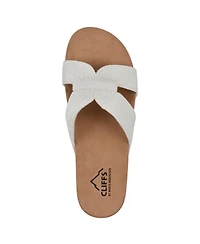Cliffs by White Mountain Women's Tindra Slip-On Sandals