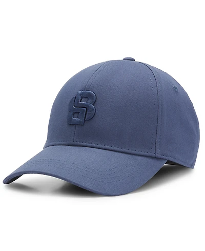 Boss by Hugo Boss Men's Double B Monogram Cotton Twill Cap