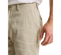 Tommy Bahama Men's Beach Coast Flat-Front Linen 9" Shorts