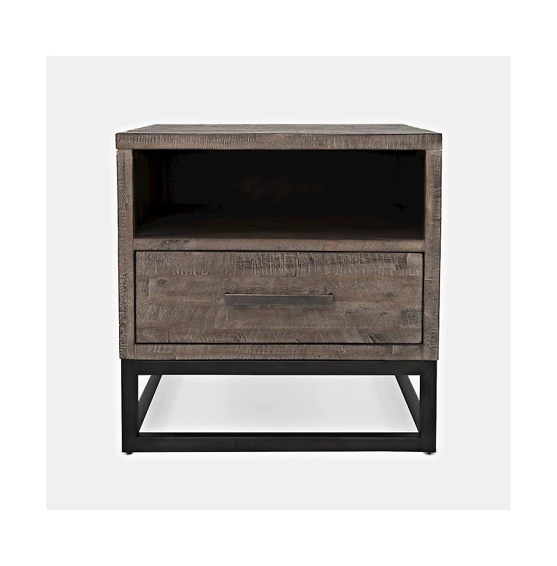 East Hampton Distressed Solid Wood End Table
