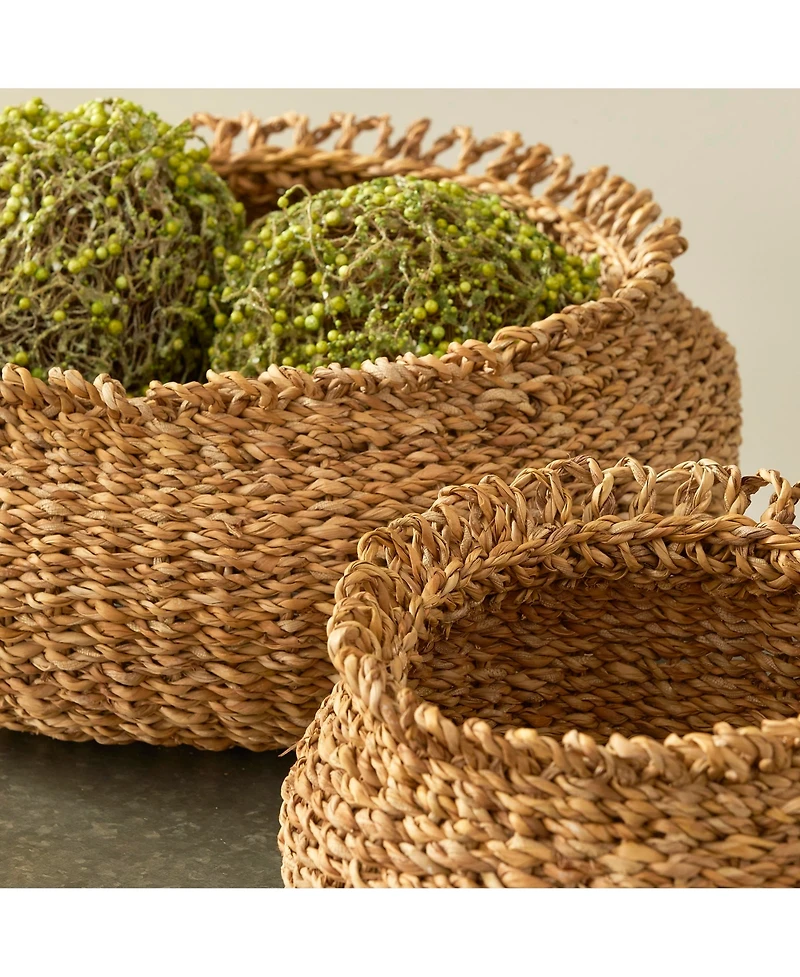 Seagrass Loop Baskets Set of 3