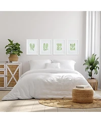 Assorted Leaf Prints, Set Of 4