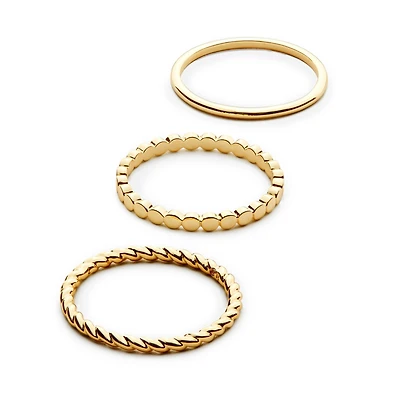 Ana Luisa Gold Ring Set - Adrianna
