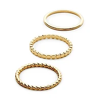 Ana Luisa Gold Ring Set - Adrianna