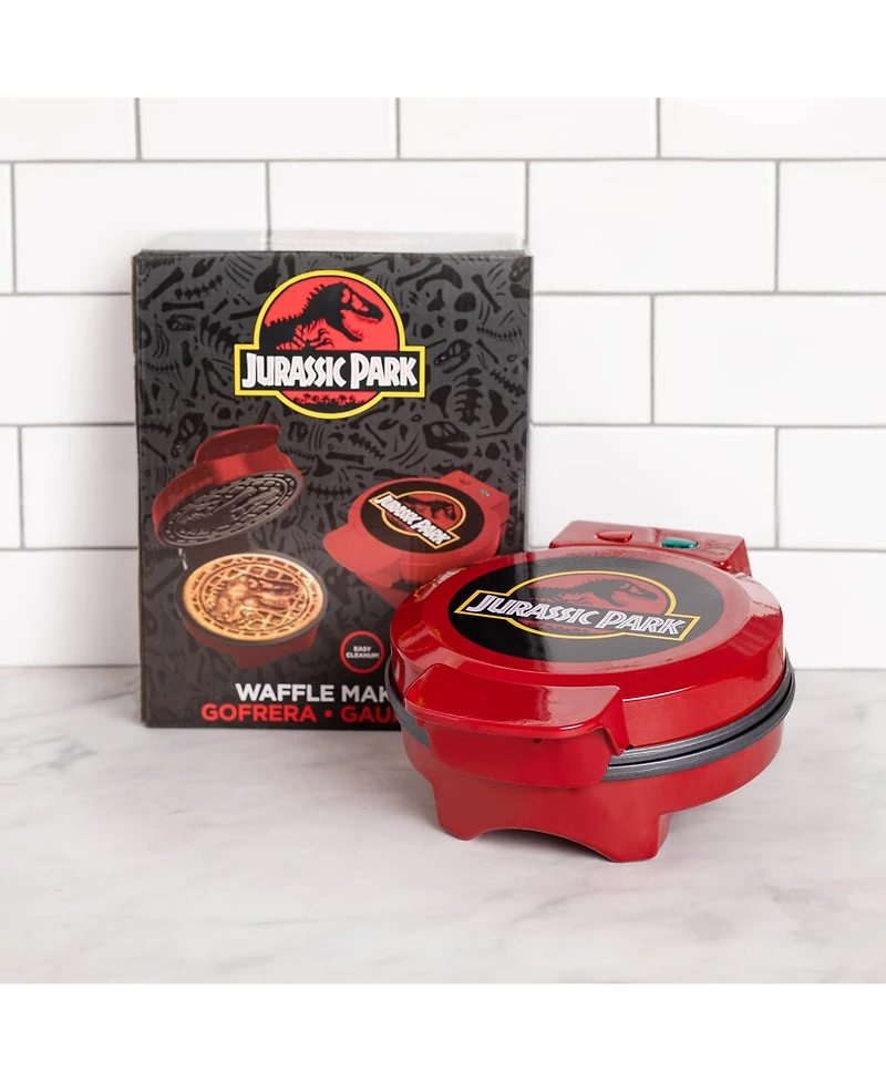 Uncanny Brands Jurassic Park Waffle Maker