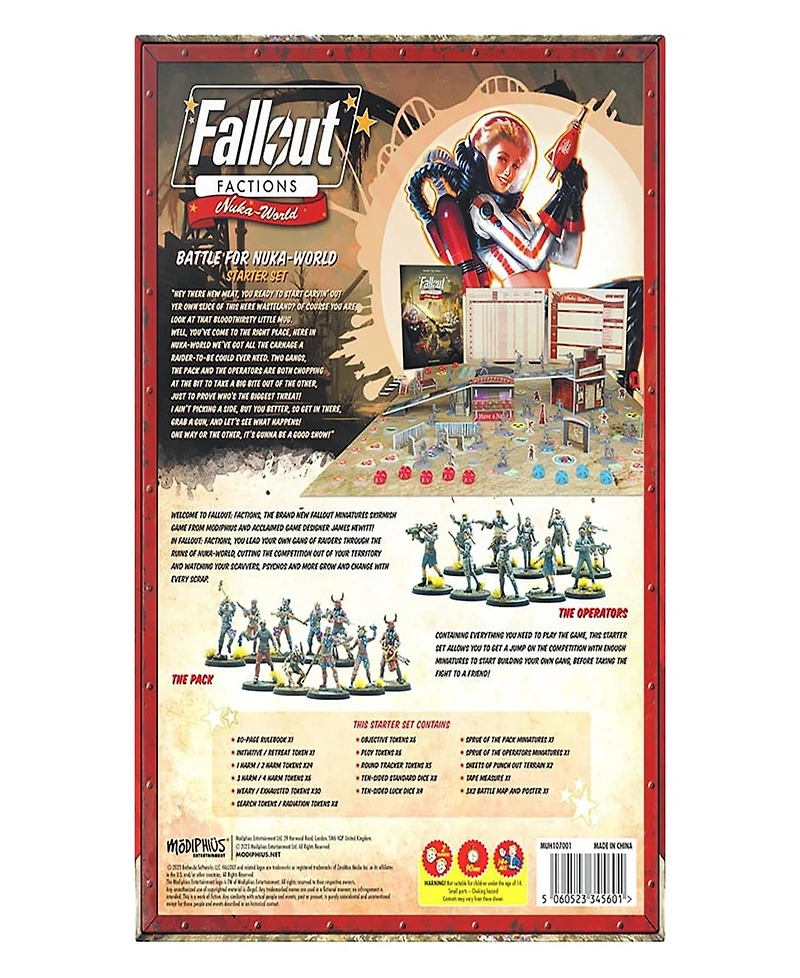 Modiphius Fallout Factions Battle For Nuka-World Starter Set