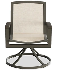Bartow Outdoor Dining Swivel Chair, Created for Macy's