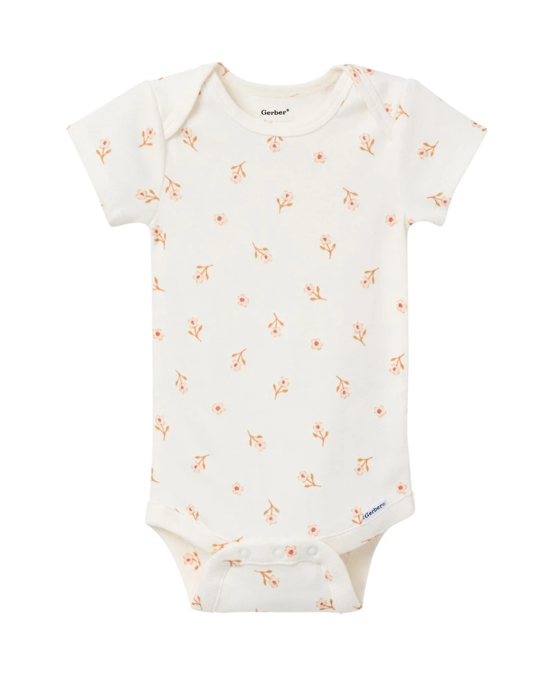 Gerber Baby Girls' 6-Pack Onesies Bodysuits