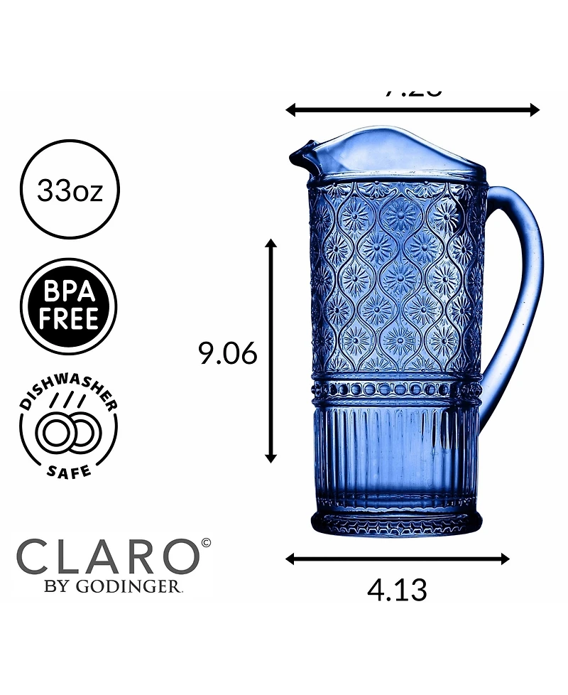 Godinger Claro Pitcher, 33 Oz