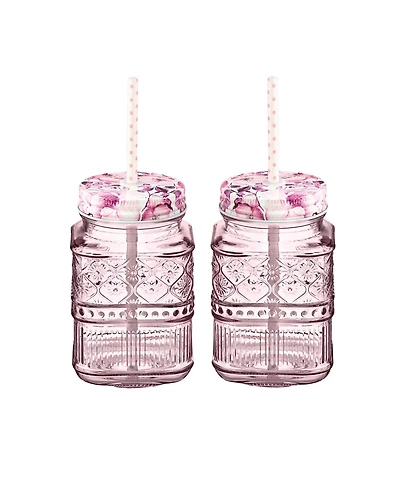 Godinger Claro Mason Jars, Set of 2