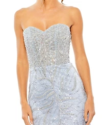 Mac Duggal Women's Strapless Embellished Gown