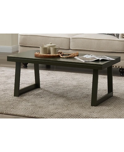 Kings Brand Furniture Charlie Rectangular Coffee Table, Center Cocktail Tea Table for Living Room