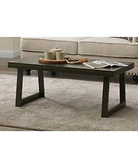 Kings Brand Furniture Charlie Rectangular Coffee Table, Center Cocktail Tea Table for Living Room