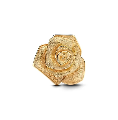 Pandora 14K Gold Plated Rose Bloom Oversized Charms