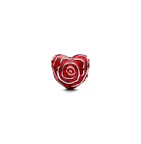 Pandora Sterling Silver Rose Heart Charms