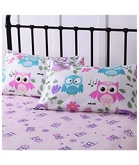 MarCielo Bed Sheets For Kids Owl Pattern Sheets For Kids Girls Boys Teens Children Sheets Full