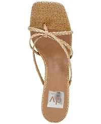 Dv Dolce Vita Women's Zini Strappy Kitten Heel Dress Sandals