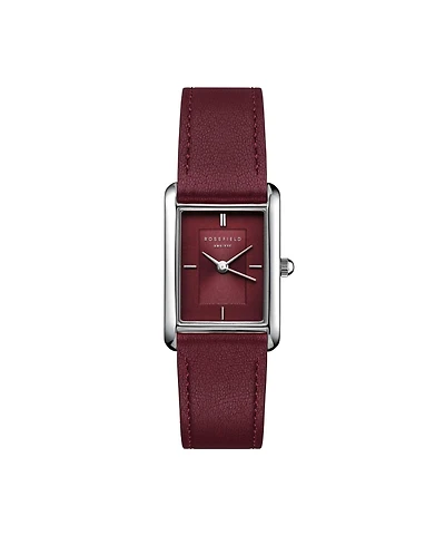 Rosefield Heirloom Women's Burgundy Leather Watch 30.6mm