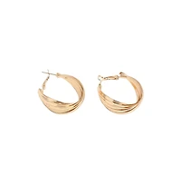 Swirl Hoop Earrings
