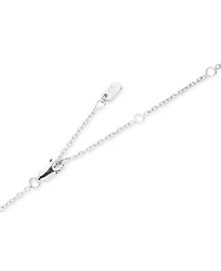 Lauren Ralph Lauren Sterling Silver Disc Frontal Necklace, 19" + 3" extender