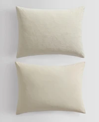 Calvin Klein Branching Leaves Cotton Jacquard 3-Pc. Comforter Set