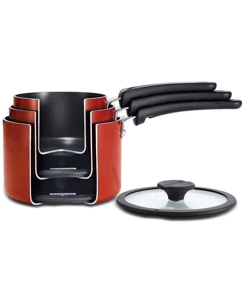 Tramontina Heavy-Gauge Aluminum 6-Pc. Nonstick Cookware Set