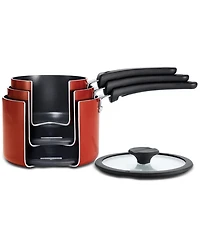 Tramontina Heavy-Gauge Aluminum 6-Pc. Nonstick Cookware Set