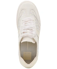 Dolce Vita Women's Notice Pearl Mesh Low Profile Lace-Up Sneakers