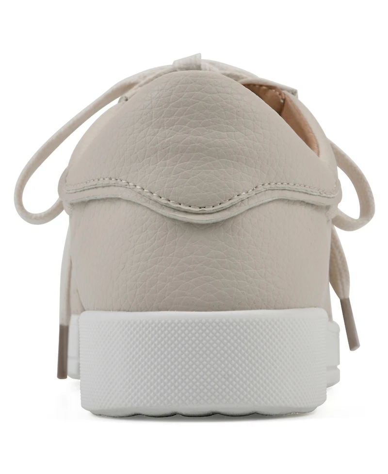 White Mountain Women's Uniform Lace-Up Sneakers
