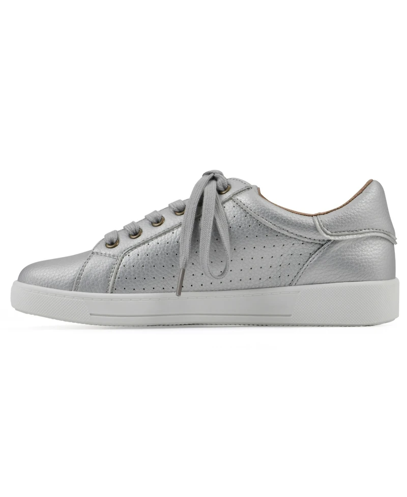 White Mountain Women's Uniform Lace-Up Sneakers