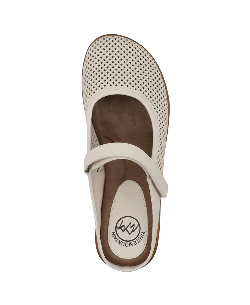 White Mountain Women's Vinto2 Mary Jane Clog Mules