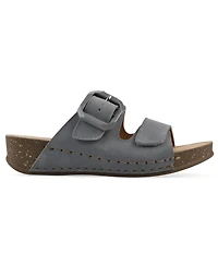 White Mountain Women's Fearful Slip-On Wedge Sandals