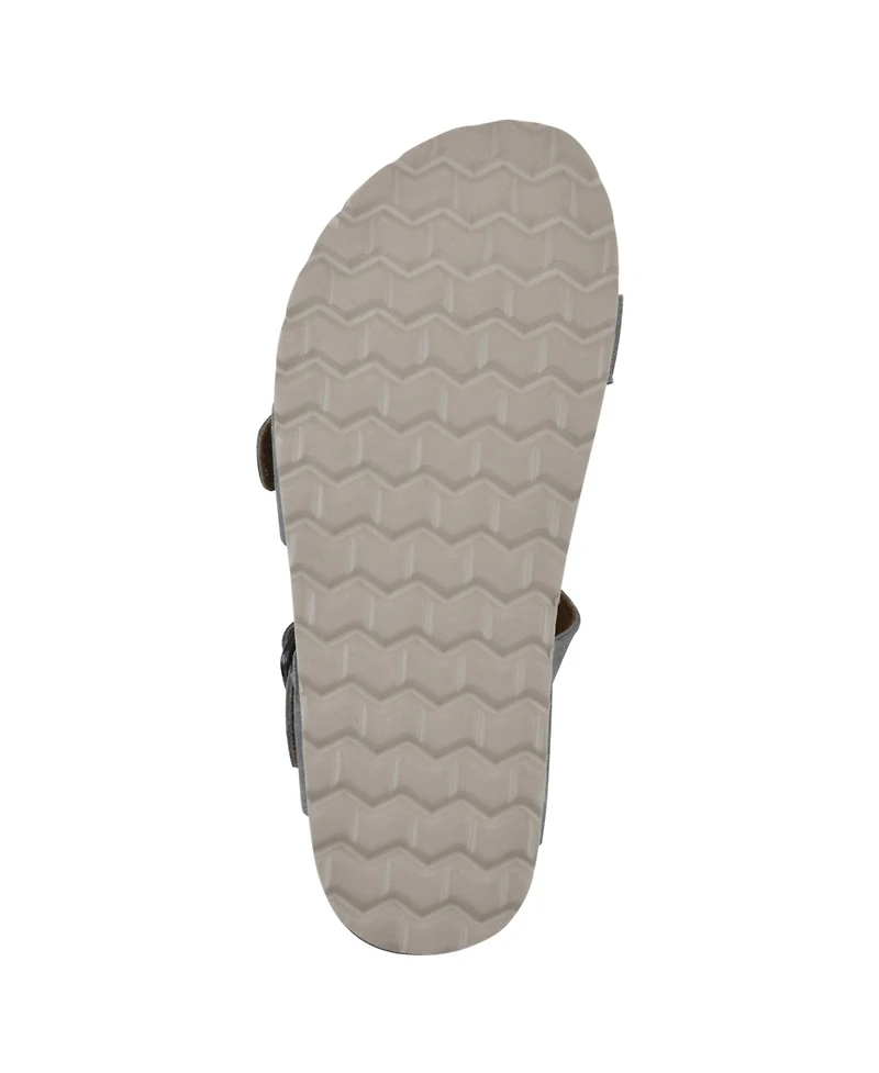 White Mountain Women's Grams Round Toe Flat Sandals