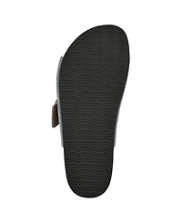 White Mountain Women's Hayloft Round Toe Flat Sandals