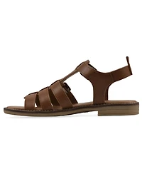 White Mountain Women's Mayday Round Toe Flat Sandals