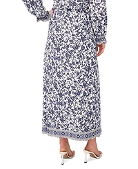 Sam & Jess Women's Printed Pull-On Maxi Skirt