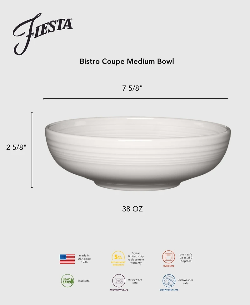 Fiesta Medium Bistro Bowl 38 oz.