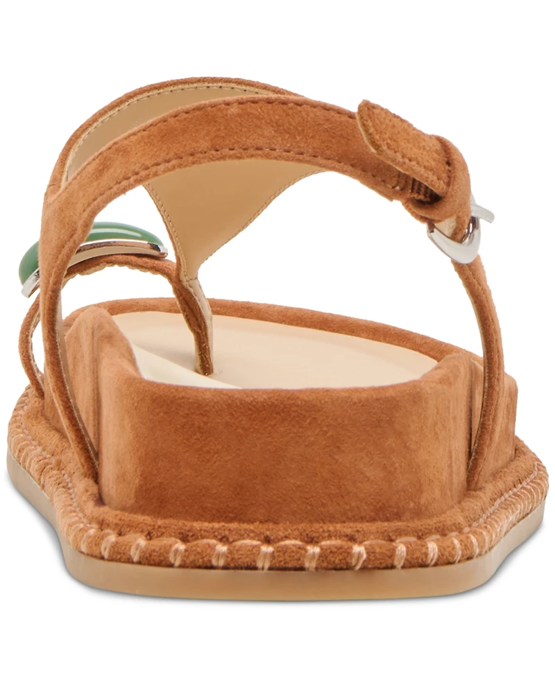 Dolce Vita Women's Stefan Toe Ring Thong Jewelry Footbed Flat Sandals