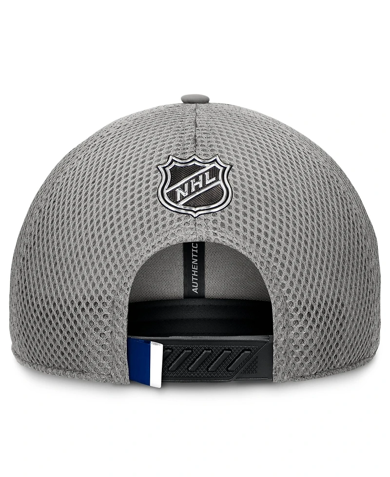 Fanatics Men's Gray Tampa Bay Lightning Authentic Pro Home Ice Trucker Adjustable Hat