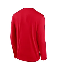 Nike Men's Red Arizona Wildcats Primetime Alternate Logo Legend Long Sleeve T-Shirt