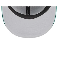 New Era Men's Black/Green Boston Celtics Jersey Hook Statement Edition 9FIFTY Snapback Hat