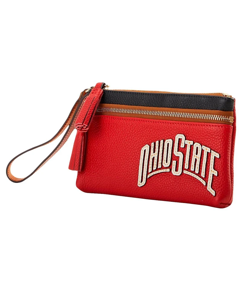Dooney & Bourke Ohio State Buckeyes Infield Double-Zip Wristlet