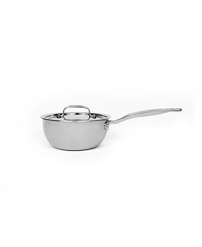 Heritage Steel Titanium Series Fully Cladded 2-Quart Saucier with Lid