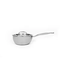 Heritage Steel Titanium Series Fully Cladded 2-Quart Saucier with Lid