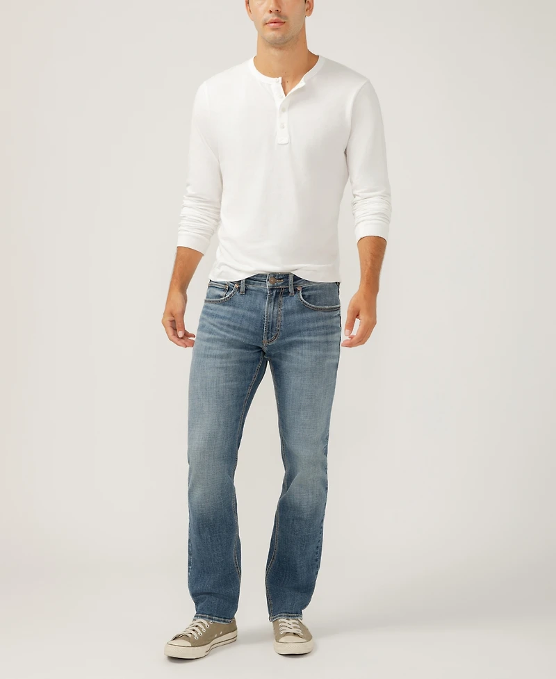 Silver Jeans Co. Men's Allan Slim Fit Straight Leg