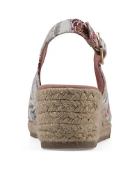 White Mountain Women's Maize Espadrille Wedge Sandals