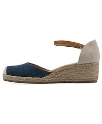White Mountain Women's Maintain Espadrille Wedge Sandals