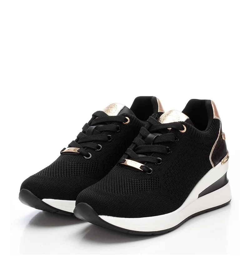 Women's Wedge Lace-Up Sneakers By Xti